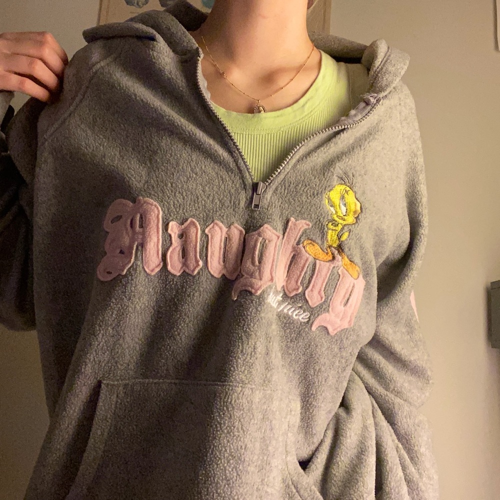 Looney Toons half zip sweatshirt
